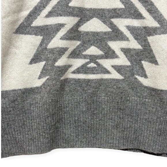 Minnie Rose Cashmere Ski Out West Crew Sweater, Size L, Gray, New with tag - Picture 10 of 16